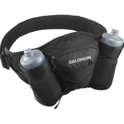 Clearance Ceinture Running Cross Belt 2 Bottles Black Ceinture De Trail