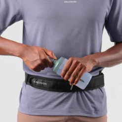 Clearance Ceinture Running Cross Belt 2 Bottles Black Ceinture De Trail