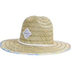 Casquettes<Hurley Chapeau Women Diamond Straw Hat Canvas