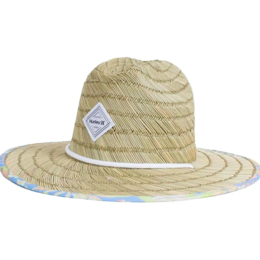 Casquettes<Hurley Chapeau Women Diamond Straw Hat Canvas