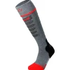 Chauffage Pied<Lenz Chauffage pied Heat Sock 5.1 Toe Cap Slim Fit Gris Rouge