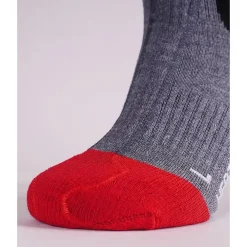 Chauffage Pied<Lenz Chauffage pied Heat Sock 5.1 Toe Cap Slim Fit Gris Rouge