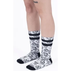 Chaussettes Lifestyle<American Socks Chaussettes The Original Signature Skater Skull 2.2