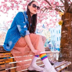 Chaussettes Lifestyle<American Socks Chaussettes The Classics Mid High Rainbow Pride