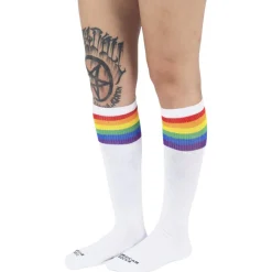 Hot Chaussettes The Classics Knee High Rainbow Pride Chaussettes Lifestyle