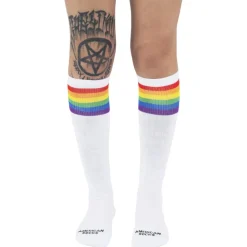 Hot Chaussettes The Classics Knee High Rainbow Pride Chaussettes Lifestyle