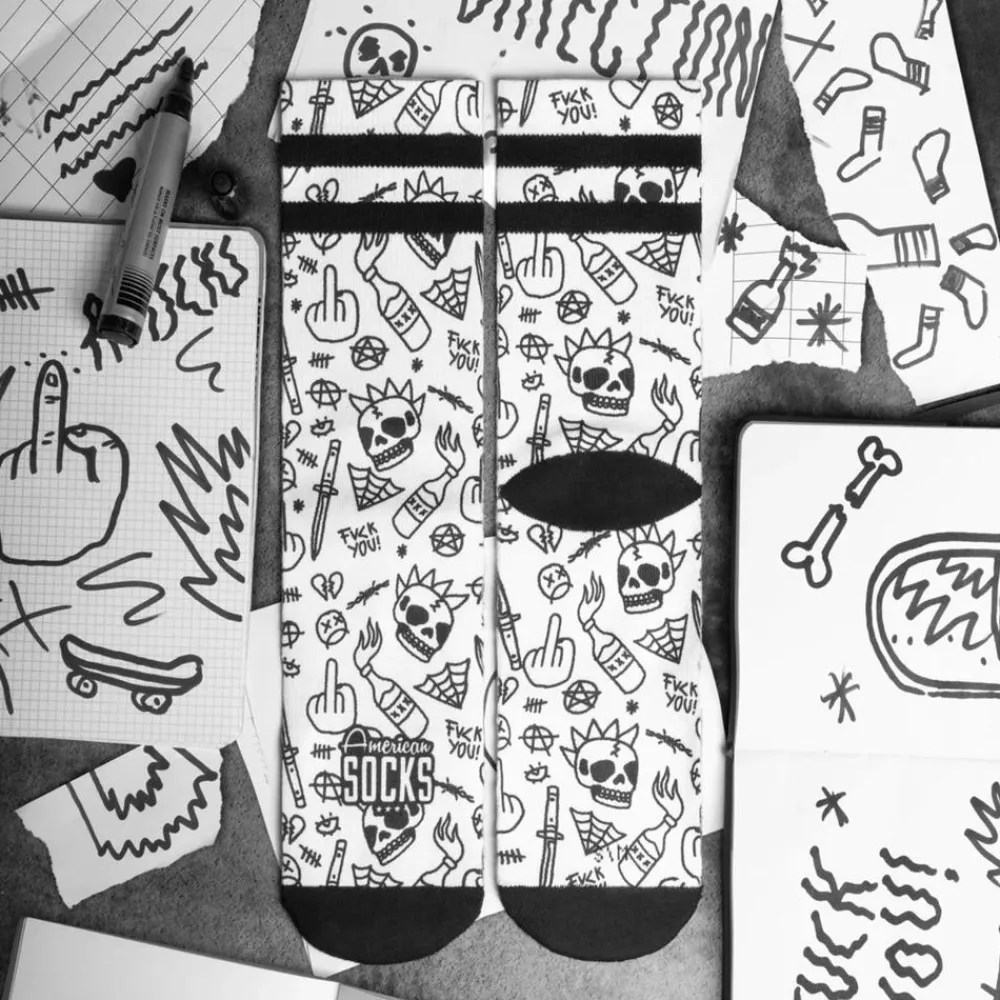 Chaussettes Lifestyle<American Socks Chaussettes The Original Signature No Direction