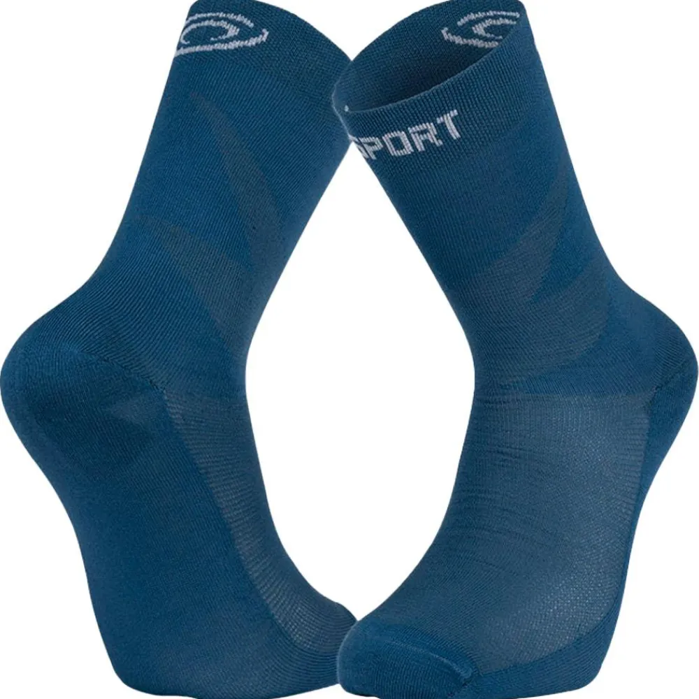 Clearance Chaussettes Double Gr Socks High Lyocell Bleu Chaussettes De Randonnée