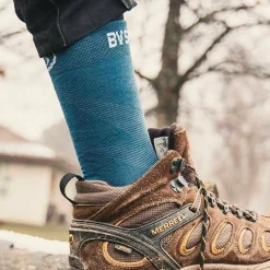 Clearance Chaussettes Double Gr Socks High Lyocell Bleu Chaussettes De Randonnée