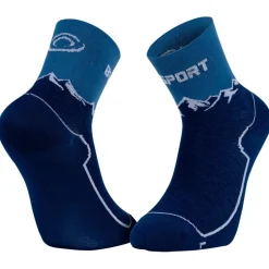 Clearance Chaussettes Gr Double Socks Mid Bleu Navy Chaussettes De Randonnée