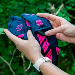 Chaussettes Trail<Bv Sport Chaussettes Trail Socks Ultra Mid Bleu Rose