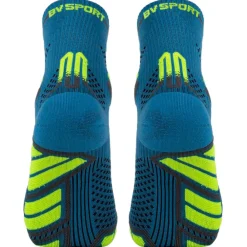 Outlet Chaussettes Trail Socks Ultra Mid Bleu Jaune Chaussettes Trail