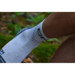 Chaussettes Trail<Curlynak Chaussettes Run Speed Blanc Gris