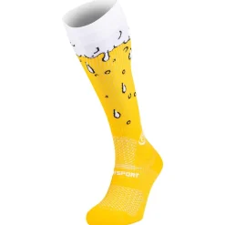 Discount Chaussettes de compression Trail Compression Bière Blonde Orthèse Et Compression