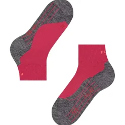 Chaussettes Tk5 Short Women Rose Chaussettes De Randonnée