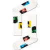 New Chaussettes Beatles Silhouettes Blanc Chaussettes Lifestyle