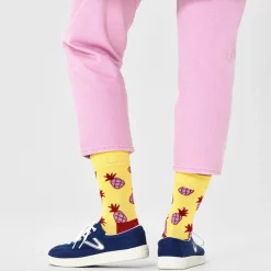 Discount Chaussettes Pineapple Jaune Chaussettes Lifestyle