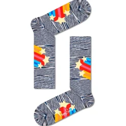 Chaussettes Lifestyle<Happy Socks Chaussettes Shooting Stars Noir Blanc