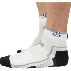 Chaussettes Coyote Mid Blanc Chaussettes Trail