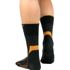 Chaussettes De Randonnée<La Chaussette de France Chaussettes Trekker High Noir Orange