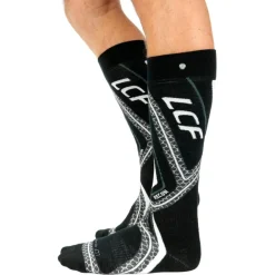 Chaussettes Ski<La Chaussette de France Chaussettes Recon Blanc Noir