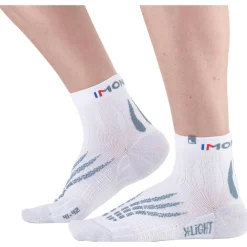 Online Chaussettes Socquette Run X-Light Blanc Gris Chaussettes Trail