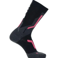 Clearance Chaussettes Nordique W Ski Cross Country 2In Socks Black Pink Chaussettes