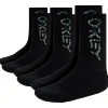 Chaussettes Lifestyle<Oakley Chaussettes B1B Socks 2.0 (3 Pcs) Blackout