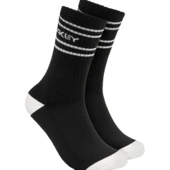 Chaussettes Lifestyle<Oakley Chaussettes Icon B1B Socks 2.0 Black White