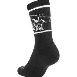 Chaussettes Lifestyle<Picture Chaussettes Bazik Socks Black