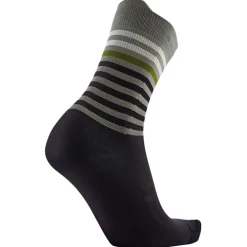 Chaussettes Trail<Sidas Chaussettes Run Anatomic Light Crew Black Dark Grey