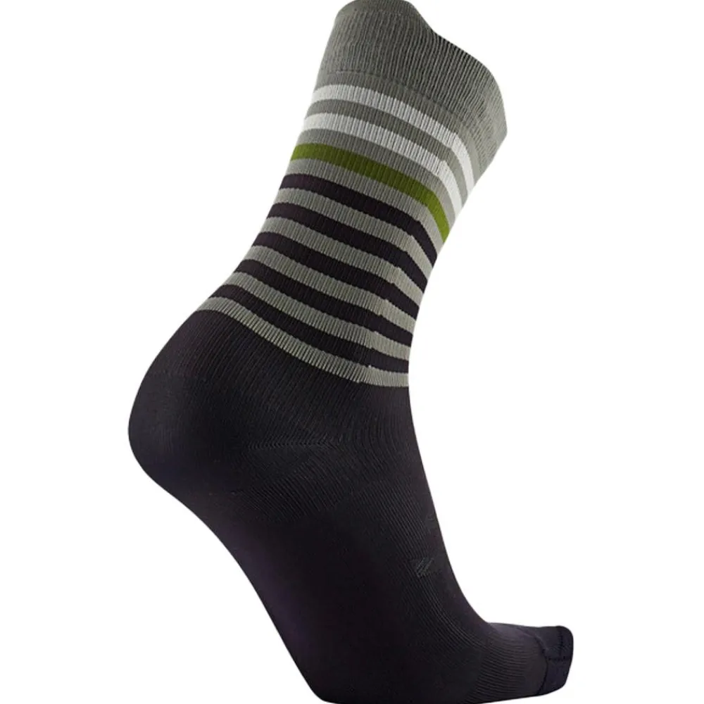 Chaussettes Trail<Sidas Chaussettes Run Anatomic Light Crew Black Dark Grey
