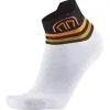 Online Chaussettes Run Anatomic Light Ankle White Black Chaussettes Trail
