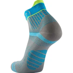 Chaussettes Trail<Sidas Chaussettes Run Feel Ankle Gris Turquoise