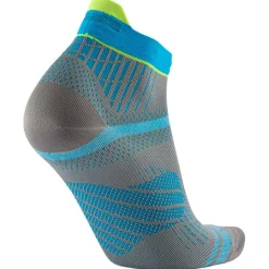 Chaussettes Trail<Sidas Chaussettes Run Feel Ankle Gris Turquoise