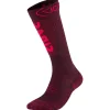 Discount Chaussettes Ski Expert Women Burgundy Chaussettes Ski