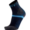 Online Chaussettes Trail Double Crew Black Blue Chaussettes Trail
