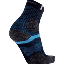 Online Chaussettes Trail Double Crew Black Blue Chaussettes Trail