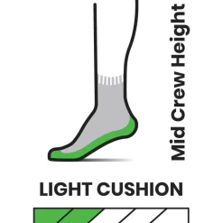 Chaussettes De Randonnée<Smartwool Chaussettes M's Hike Light Cushion Mid Crew Black