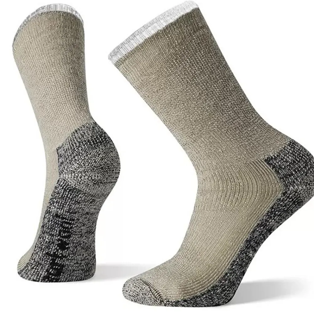 Hot Chaussettes M's Mountaineer Classic Edition Maximum Cushion Crew Taupe Chaussettes De Randonnée
