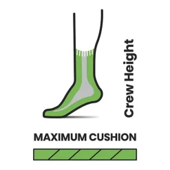 Hot Chaussettes M's Mountaineer Classic Edition Maximum Cushion Crew Taupe Chaussettes De Randonnée