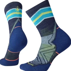 Chaussettes W's Run Targeted Cushion Mid Crew Deep Navy Chaussettes Trail