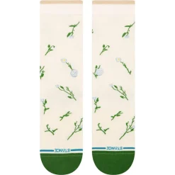 Chaussettes Lifestyle<Stance Chaussettes Florals Socks Wildflower Crew Ivory