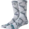 Chaussettes Lifestyle<Stance Chaussettes Icon Crew Socks Dye Crew Grey