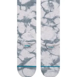 Chaussettes Lifestyle<Stance Chaussettes Icon Crew Socks Dye Crew Grey