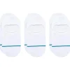 Chaussettes Lifestyle<Stance Chaussettes Icon No Show 3 Pack Socks White