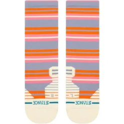 Sale Chaussettes Perf Run Womens Crew Mid Cushion Sock Lennon Blue Chaussettes Trail