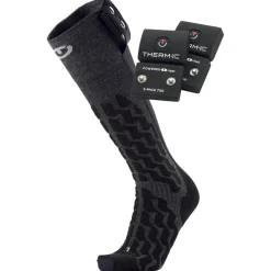 Chauffage Pied|Chaussettes Ski<Therm-Ic Chaussettes Powersock Set Heat Fusion Uni + S-Pack 700 Black Grey