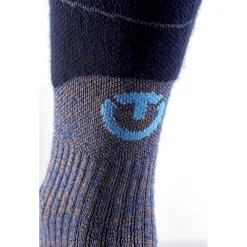 Clearance Chaussettes Ski Merino Reflector Men Blue Gold Chaussettes Ski