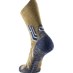 New Chaussettes Trekking Cool Crew Green Navy Chaussettes De Randonnée